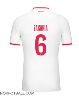 Billige Fotballdrakt AS Monaco Denis Zakaria #6 Replika Hjemmedrakt 2024-25 Kortermet
